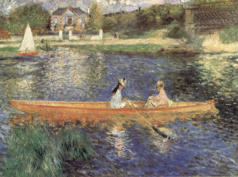 Pierre-Auguste Renoir The Senie at Asnieres oil painting picture